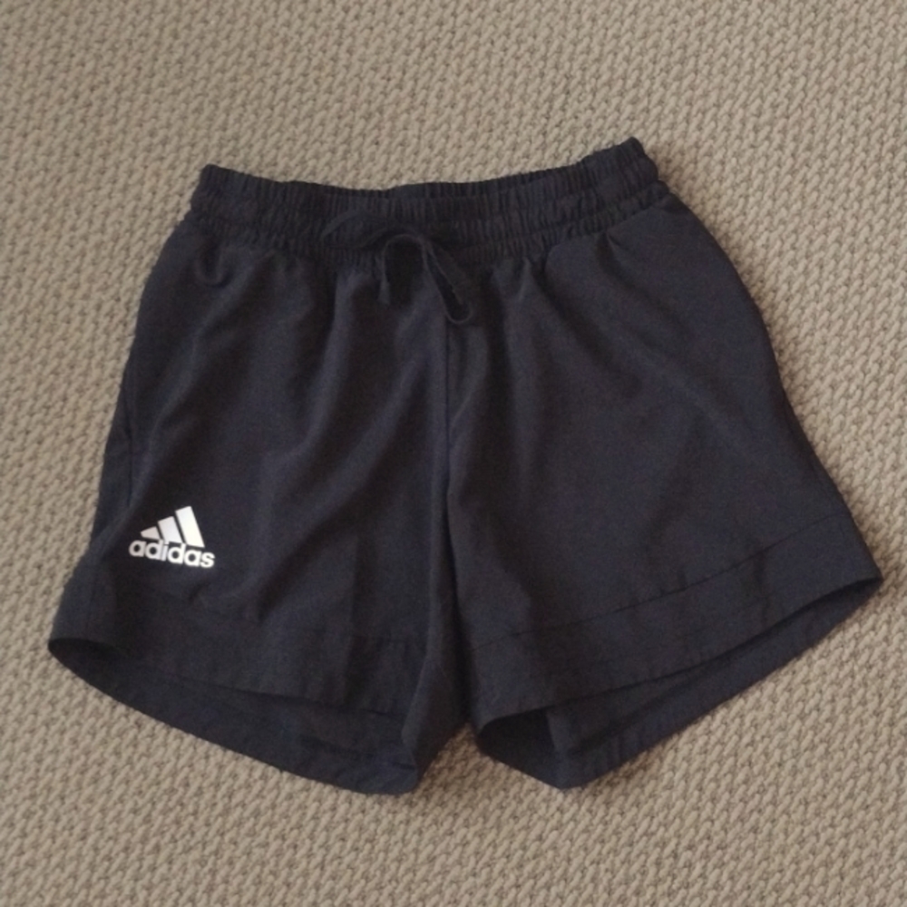 Adidas Mid-Thigh Black Shorts